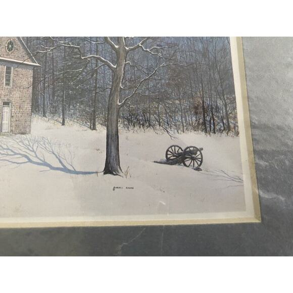 Darell Koons Art Print Washingtons Headquarters Valley Forge RARE Listed Artist - Picture 5 of 9